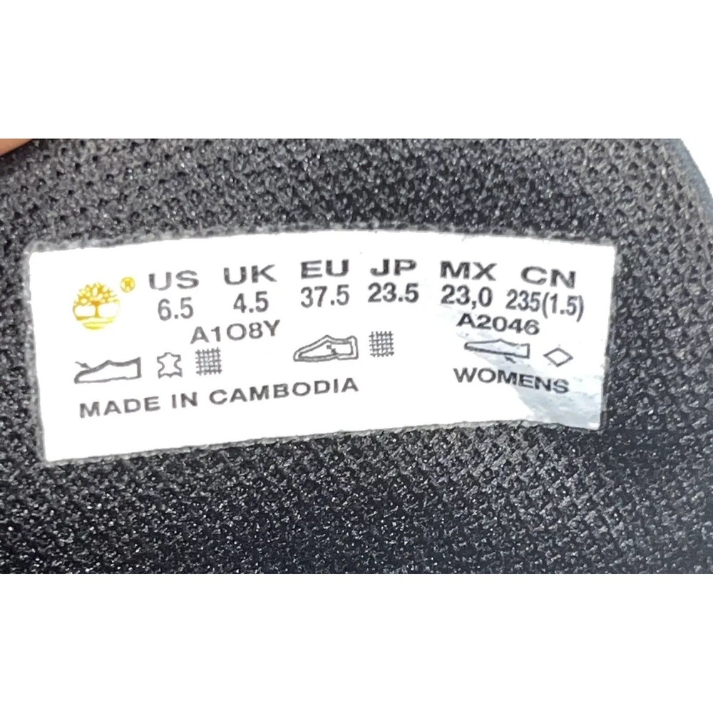 Timberland Womens Londyn Chelsea‎ High Top Pull On Sneaker Boots Sz 6.5 Black - Picture 15 of 15